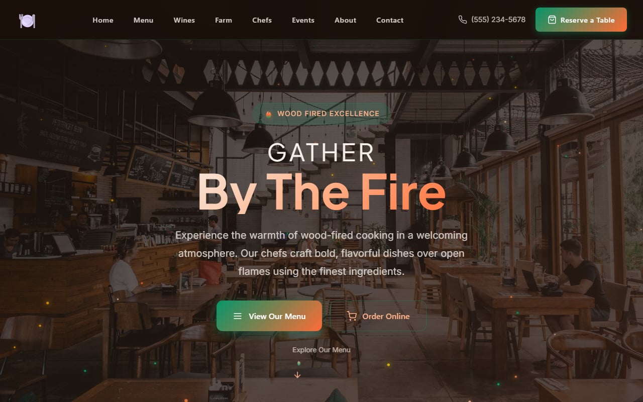 Business website template